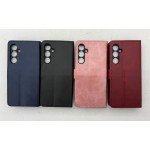 Samsung Galaxy S23 FE Magnetic Book Case with Strap + 2.5D Tempered Glass